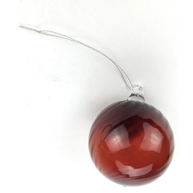 This beauty will turn heads with the bright color and large size. Made in Germany Circa 1980, the heavy hand blown glass...