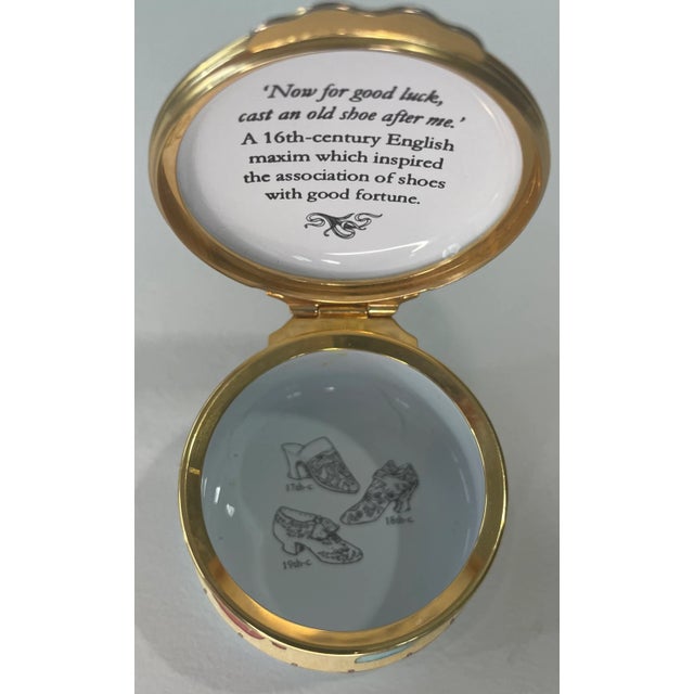 Late 20th Century Halcyon Days Enamel Trinket Box, England For Sale - Image 5 of 6