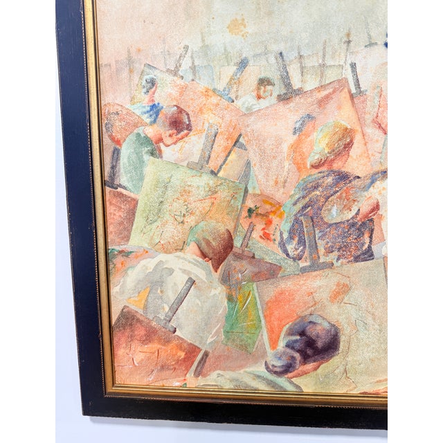 Martin J. Murray (American, 1908–1997) Nude Art Class Scene Study 1954 For Sale - Image 12 of 12