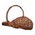 Vintage Portuguese Wicker Flower Gathering Basket For Sale