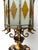 Large Hammered Glass Wrought Iron Lantern Lamp by Longobard, Italy, 1970s For Sale - Image 6 of 13