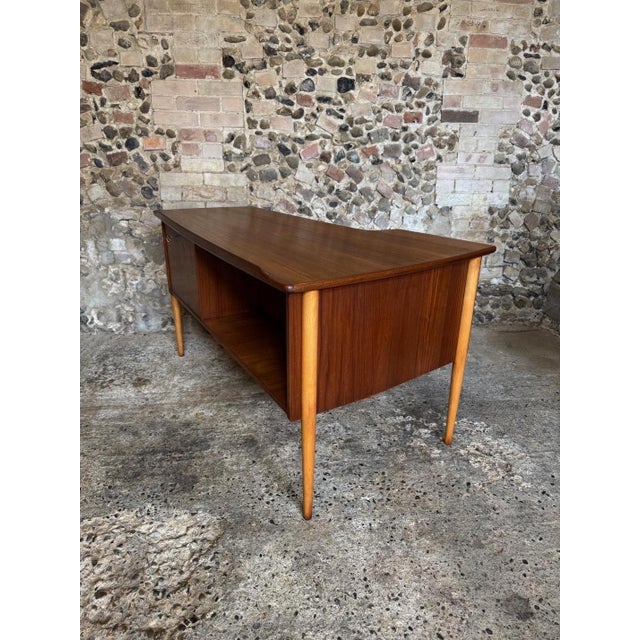 Vintage Teak Boomerang Desk by Göran Strand, 1960s For Sale - Image 17 of 18
