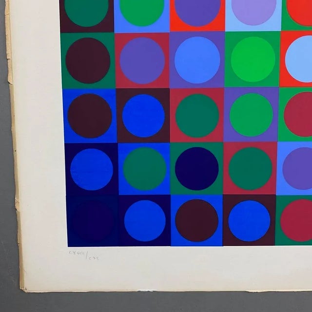 Victor Vasarely, Marc CF, 1970, Screen Print For Sale - Image 9 of 11