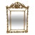 French Rococo Revival Giltwood Border Glass Mirror For Sale