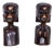 African Bookends in Lacquered Ebony, 1920s, Set of 2 For Sale