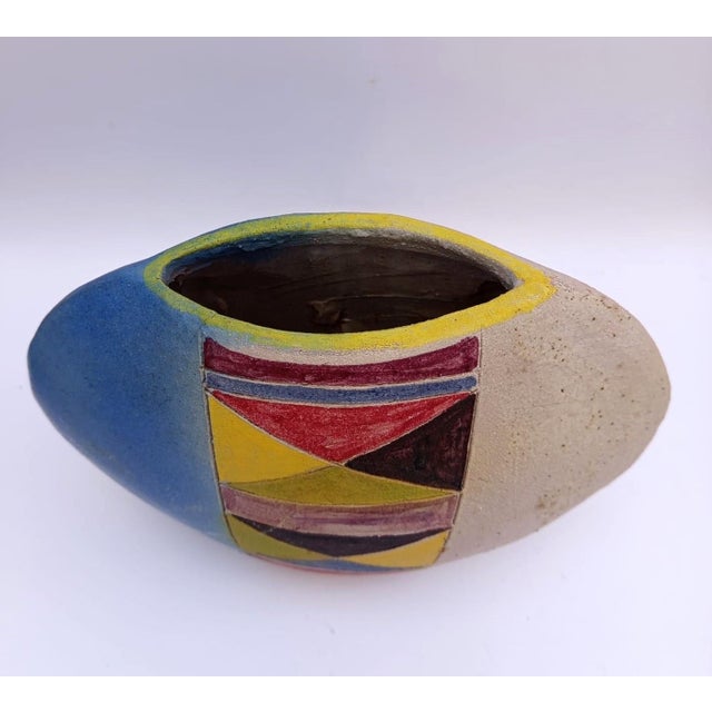 Large Vintage Gli Etruschi Ceramic Vase by Ivo De Santis, 1960s For Sale - Image 6 of 11
