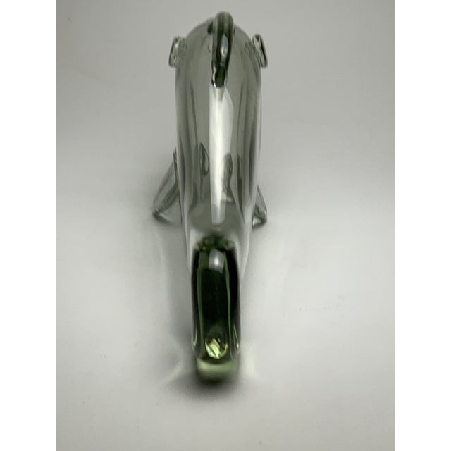 1980s Hand Blown Glass Fish Decor For Sale - Image 4 of 5