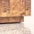 Tan Postmodern Three-Drawer Waterfall Dresser With Faux Burlwood Laminate Veneer For Sale - Image 8 of 15