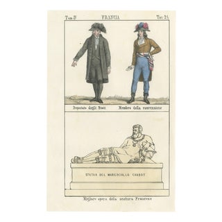 Deputy of the Estates, 1842, Paper For Sale