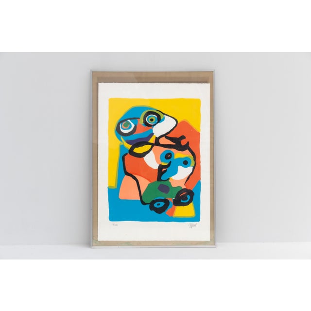 Karel Appel, Serigraph Mother and Child Numbered 34/100, 1972, Paper For Sale - Image 9 of 9