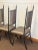 Black 20th Century Art Deco Black Iron Dining Chairs – Set of 4 For Sale - Image 8 of 12