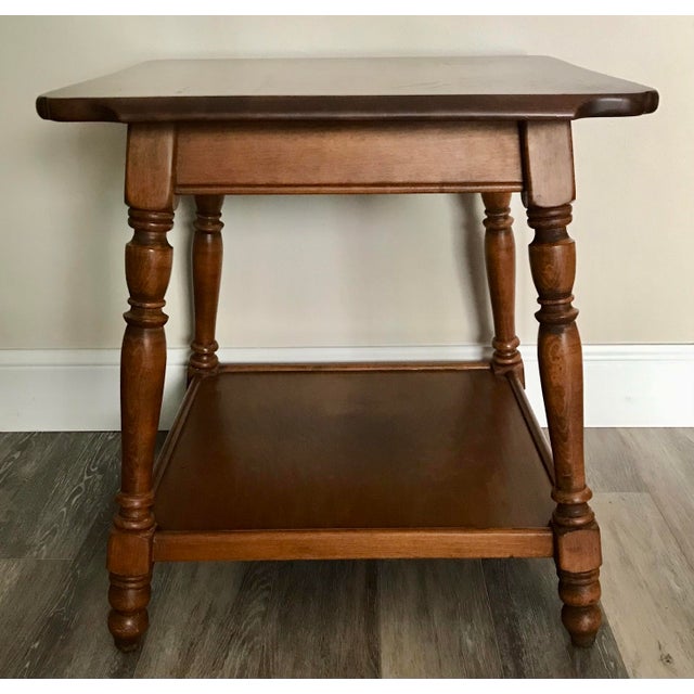 Mid 20th Century Vintage Maplelux Sprague & Carleton Inc. Maple Side