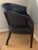 Traditional 1990s HBF Landmark Solid Wood and Top Grain Black Leather Lounge Chair For Sale - Image 3 of 4