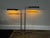 pair of MCM CASELLA chrome telescoping floor lamps. These lamps are telescoping for height and both work perfectly. Lights...
