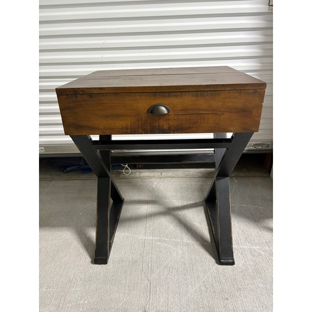 Writing Desk or Secretary Style Desk on Trestle Style Legs, 21st Century For Sale In Savannah - Image 6 of 9