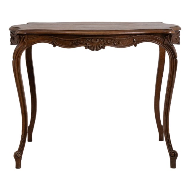Louis XV Side Table in Original Patina, Rococo Style, France, 19th Century For Sale
