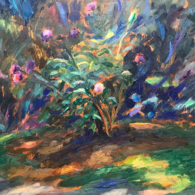 Original 10 x 12 painting on Masonite unframed unsigned