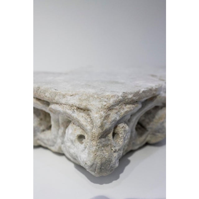 Fragment of a Romanesque Marble Cornice, 1200s For Sale - Image 3 of 7