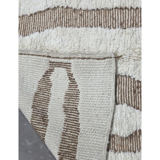 Moroccan Rug Handmade Berber Wool Rug - 8.1 X 5.7 Ft For Sale In Cleveland - Image 6 of 8