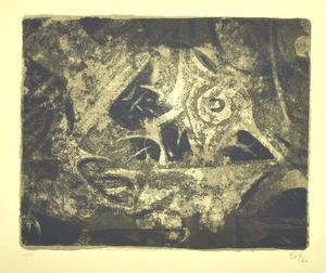 Amerigo Tot, Composition, Lithograph, 1960s