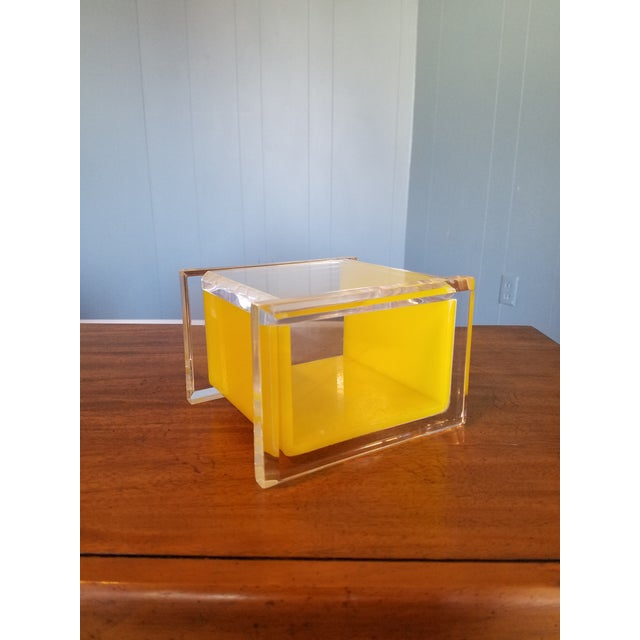 MidCentury Lucite Cocktail Napkin Holder Chairish