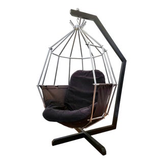 Mid-Century Scandinavian Modern Papegojan Chair, Sweden, 1970s For Sale