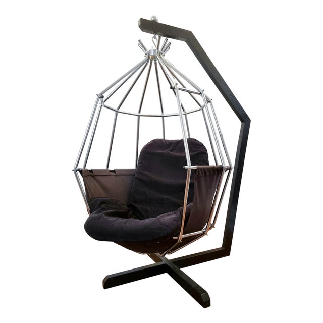 Mid-Century Scandinavian Modern Papegojan Chair, Sweden, 1970s For Sale