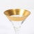 Metal Set of 12 Mid-Century Modernist Gilt Rimmed Coupe Glasses by Dorothy Thorpe For Sale - Image 7 of 16