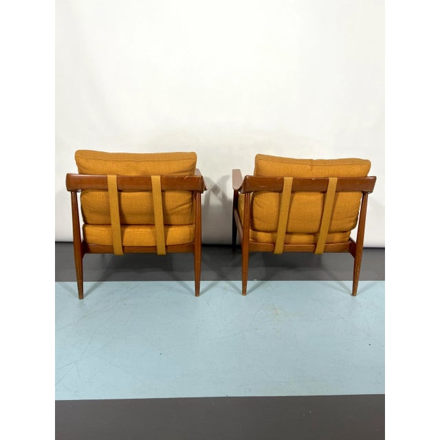 Set of Mid-Century Modern Model 550 Armchairs by Walter Knoll, 1950s For Sale - Image 9 of 18