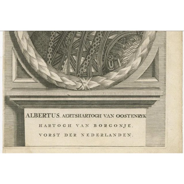 Houbraken, Archduke Albert of Austria, 1750, Engraving For Sale - Image 3 of 10
