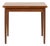 Mid-Century Danish Square Teak Table with Hidden Extensions, 1960s For Sale