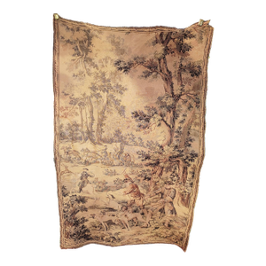 1930s French Country Scene Tapestry