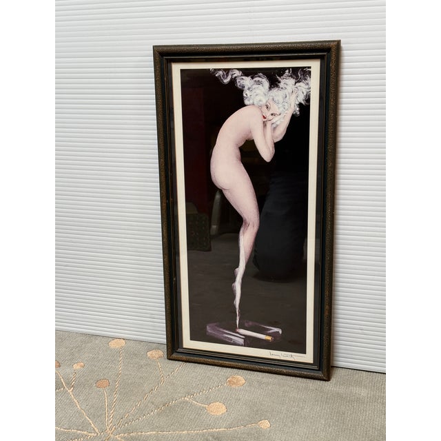 Art Deco Louis Icart "Illusion" Signed Print, Framed For Sale - Image 3 of 12