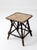 Antique Adirondack Twig Table With Floral Cloth Top For Sale - Image 4 of 13