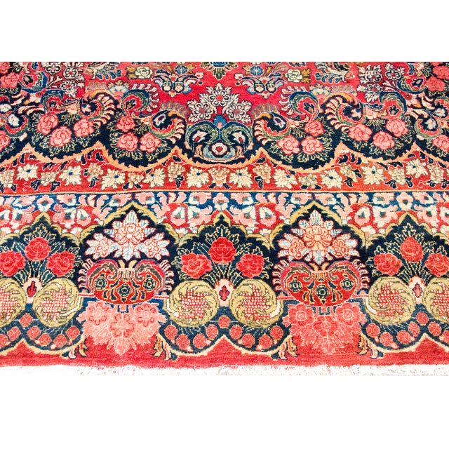 Textile Early 20th Century Persian Sarouk Rug For Sale - Image 7 of 15