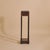 Brown French Art Deco Rosewood Pedestal with Marble Top, 1940s For Sale - Image 8 of 11