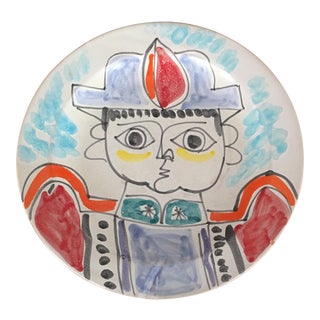 DeSimone Mi- Century 10 " Pottery Charger For Sale