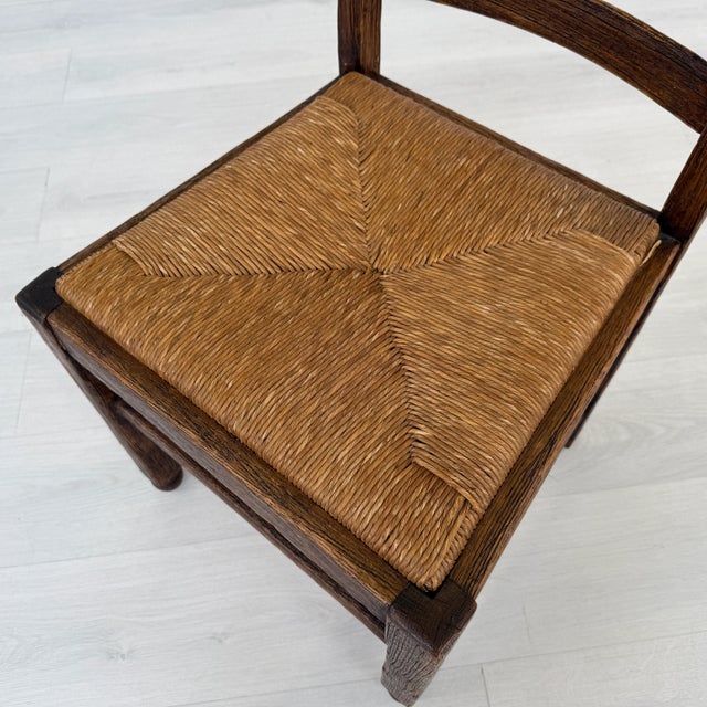 French Farmhouse Ladder Back Dining Chairs – Set of 6 For Sale - Image 12 of 13