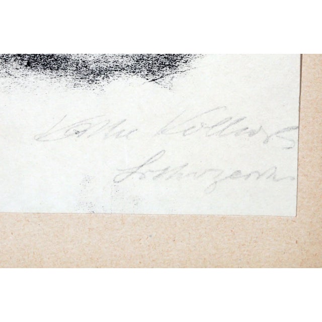 A collotype print after an original drawing by German Expressionist Artist, Kathe Kollwitz. From the 1948 folio "Kathe...