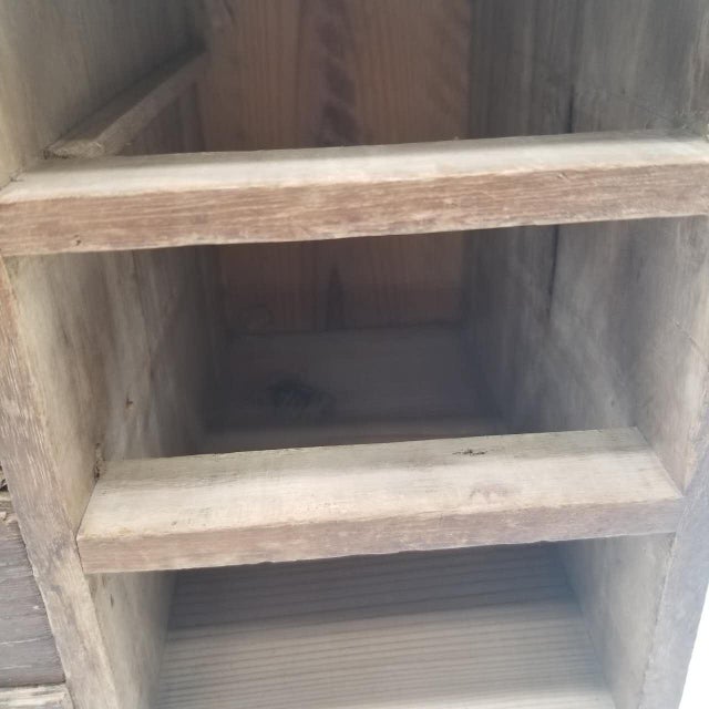 Vintage Japanese Wooden Three-Drawer Chest For Sale - Image 9 of 14