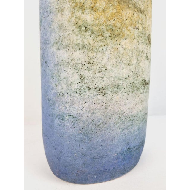 Large Fireclay Ceramic Floor Vase by Ágoston Simó, 1970s For Sale - Image 15 of 18