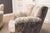 Vintage Danish Wingback Chairs with Jacquard Fabric, 1940s, Set of 2 For Sale - Image 15 of 16