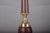 Burgundy Stitched Leather Baluster Table Lamp with Gilt-Tooled Base, 1950s For Sale - Image 4 of 8