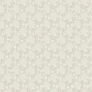 Sample - Boråstapeter Sommarslöja Wallpaper in Grisaille For Sale