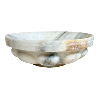 Vintage Marble Low Bowl For Sale