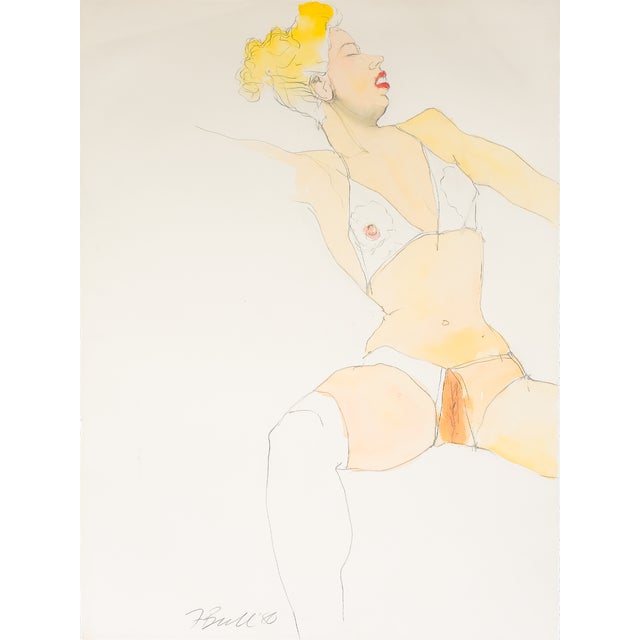 Female Nude* Fran Bull, c. 1980 Female Nude by Fran Bull is an extremely rare example of a classical motif rendered in a...