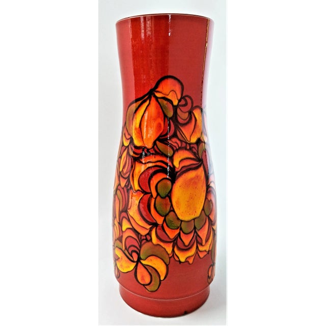 1980s Contemporary Poole Delphis Ceramic Vase For Sale - Image 11 of 11