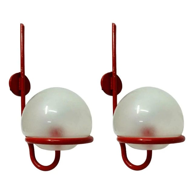 Model 145 Sconces by Sergio Asti for Arteluce, 1960s, Set of 2 For Sale - Image 9 of 9