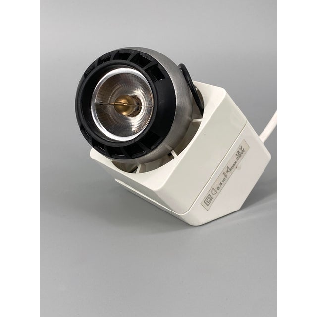 Black Magnetic Mini Beige 41601 Spotlight Lamp by Dieter Witte for Osram, Germany, 1970s For Sale - Image 8 of 16
