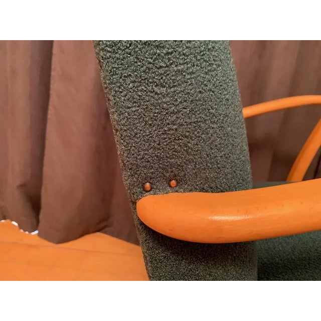Forest Green Mid-Century Club Armchair, 1960s For Sale - Image 8 of 9